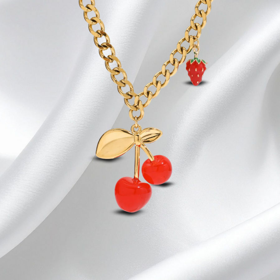 Cherry Glow Necklace