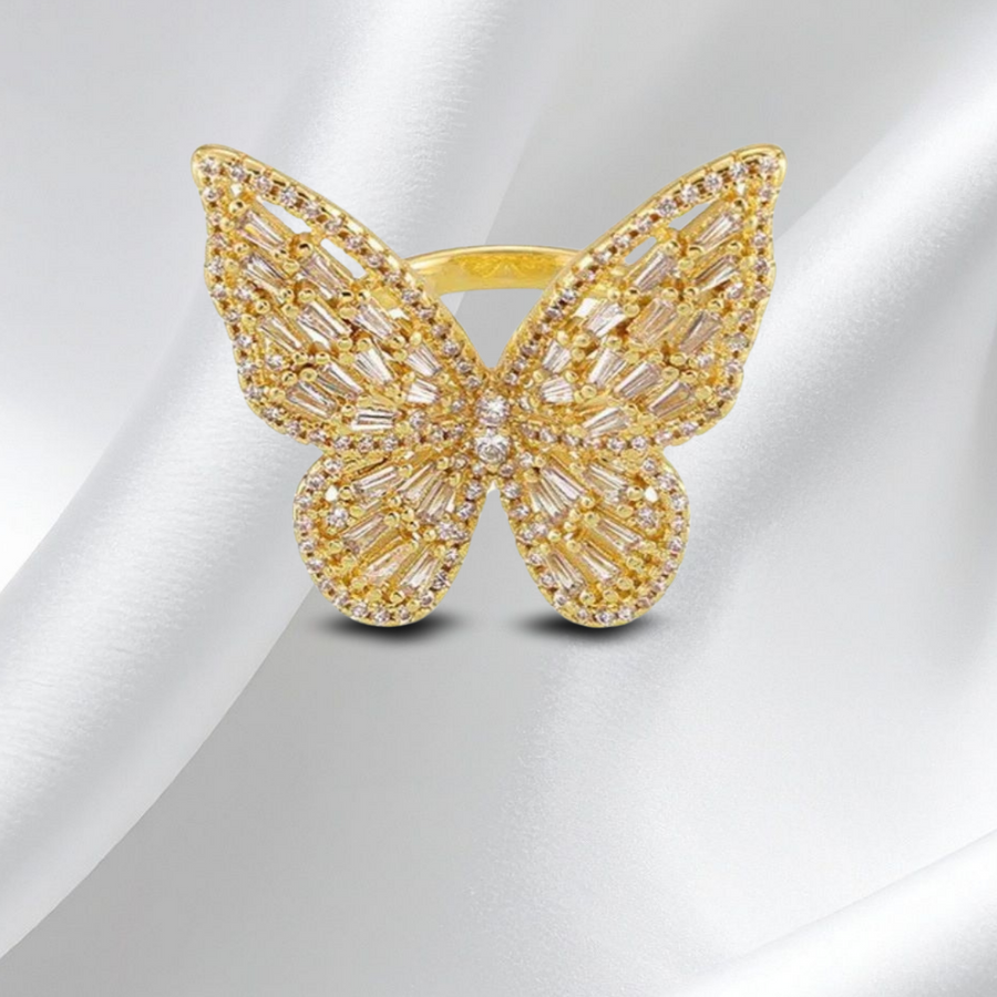 Butterfly Gem Ring