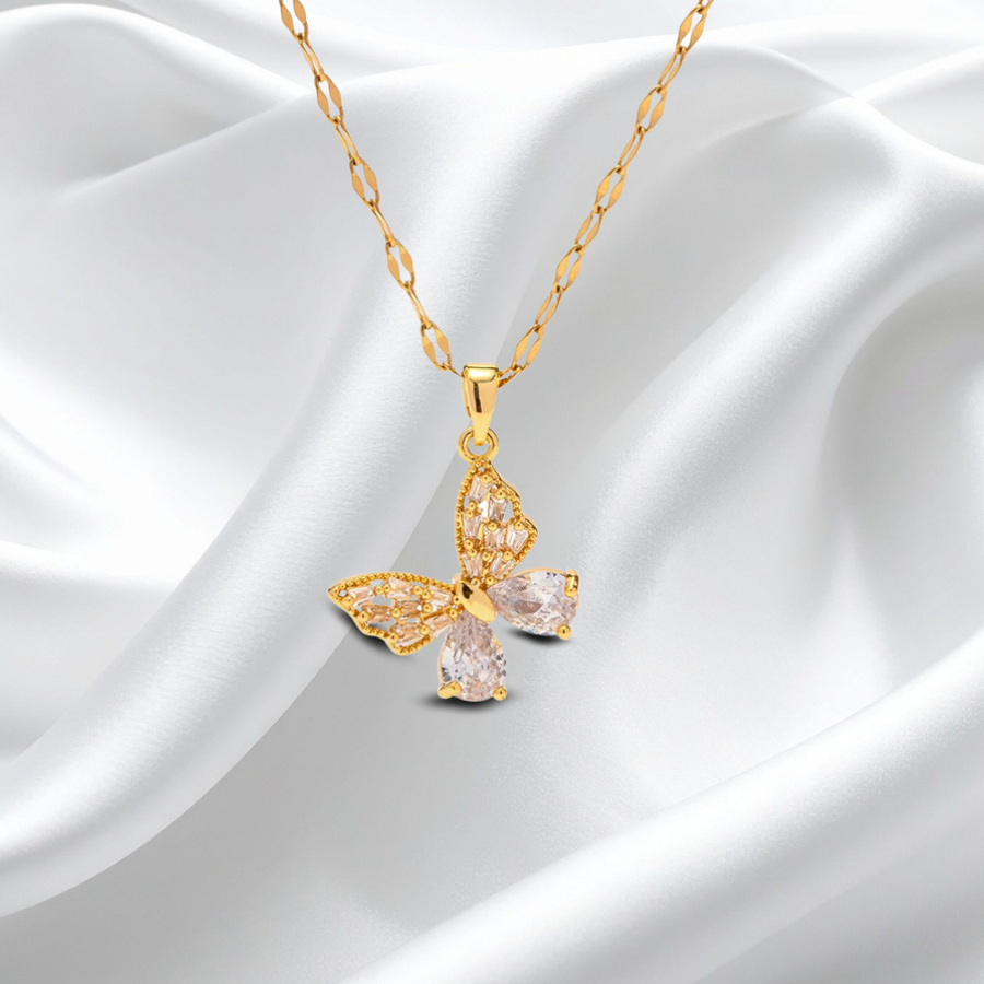 Ethereal Butterfly Pendant Necklace