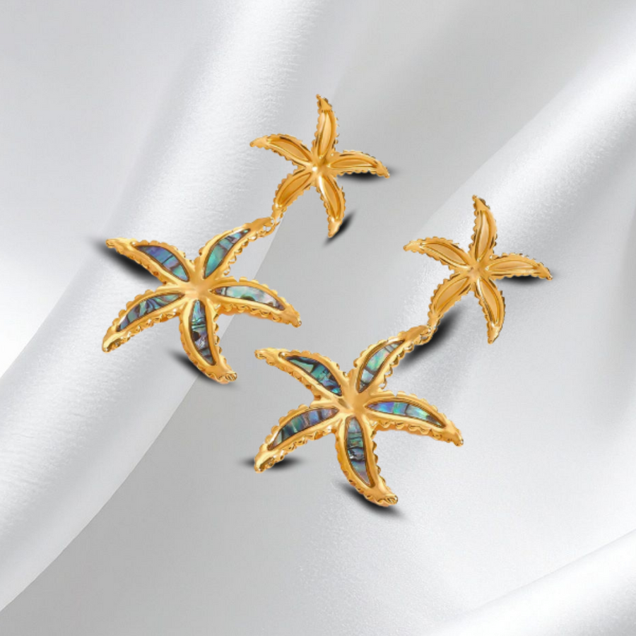 Starfish Drop Earrings