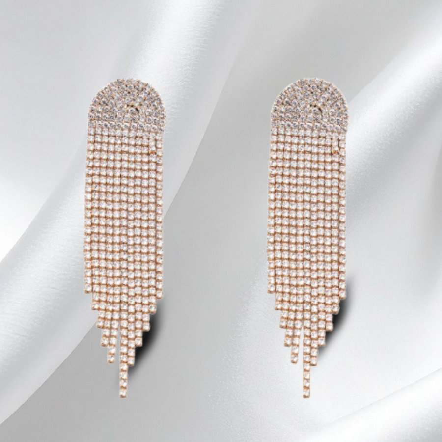 Glam Tassel Statement Earrings