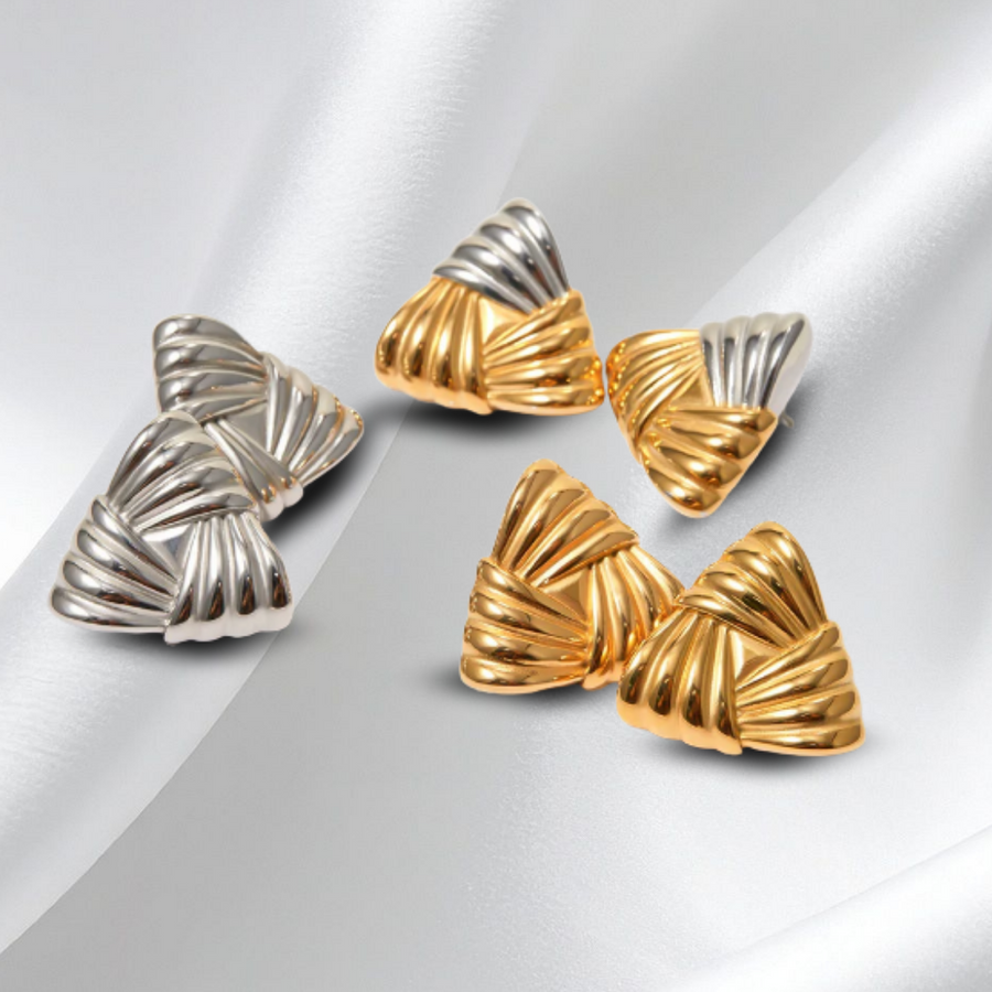 Retro Triangle Earrings