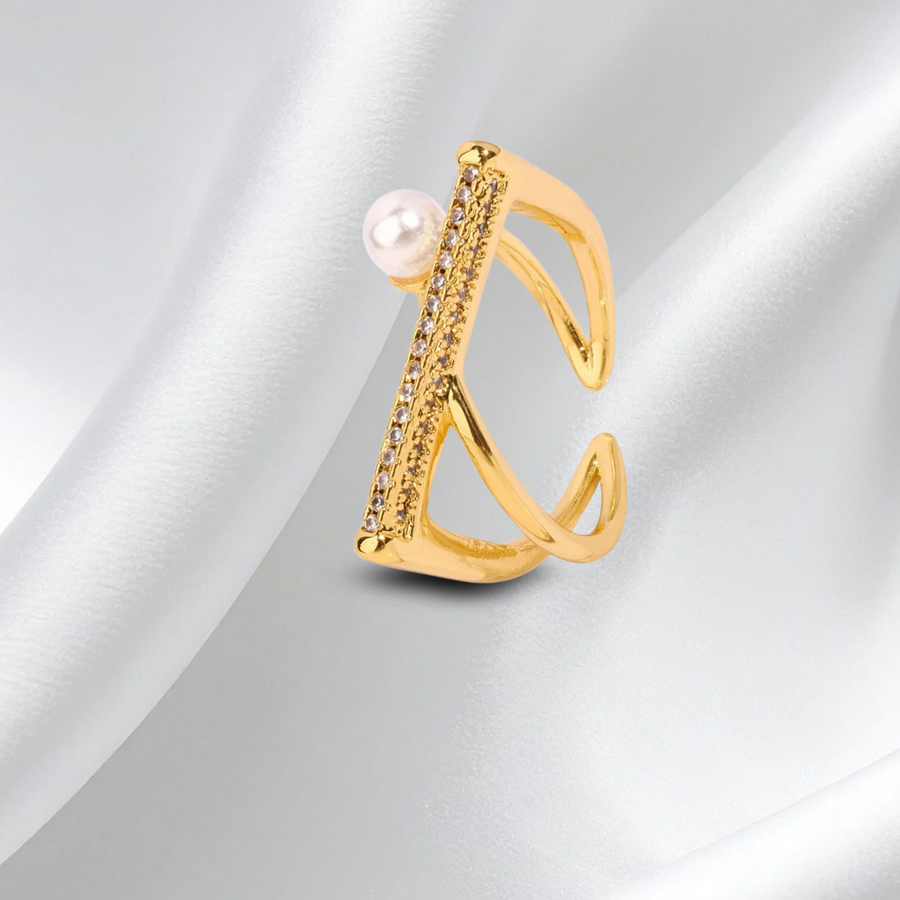Pearl Line Ring