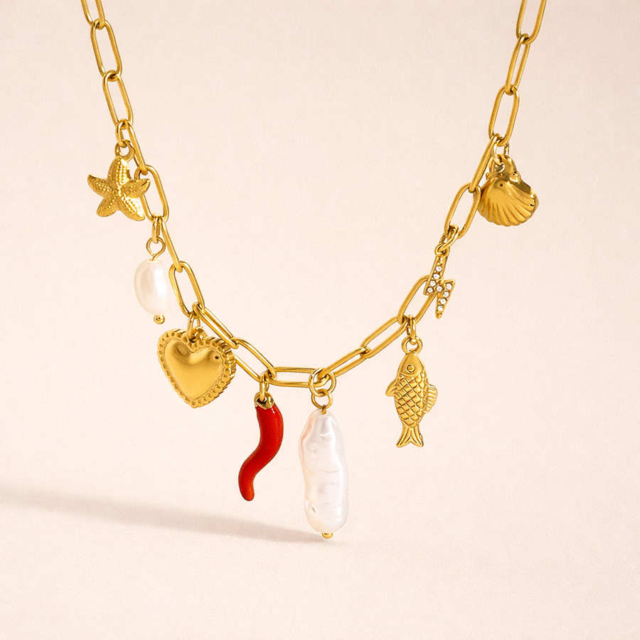 Gold Charme Necklace