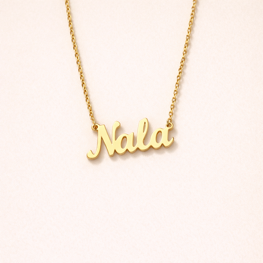 Custom Name Charm Necklace