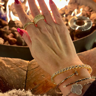 Prism  Silver Tennis Bracelet