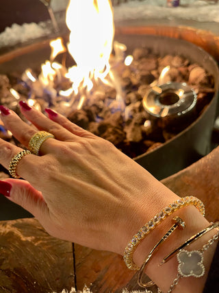 Prism  Silver Tennis Bracelet