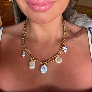 Porcelain Pearl Necklace