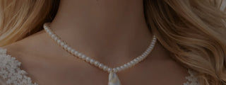 Elegant pearl necklace for women