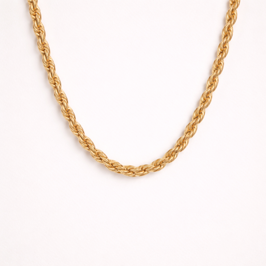 Rope Gold chain necklace 