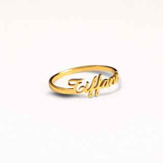 Gold Signature Ring