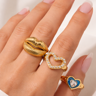 Whispering Lips Rings