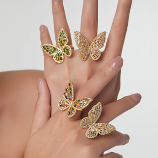 Butterfly Gem Ring - SMODDO