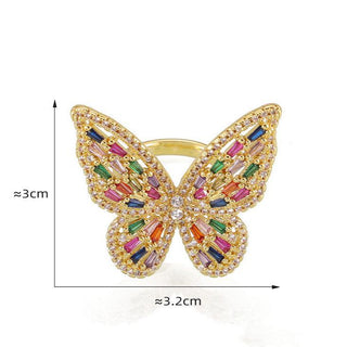 Butterfly Gem Ring - SMODDO