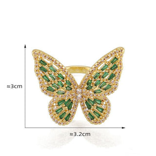 Butterfly Gem Ring - SMODDO