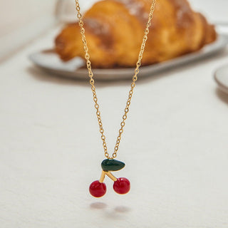 Cherry Drop Necklace - SMODDO
