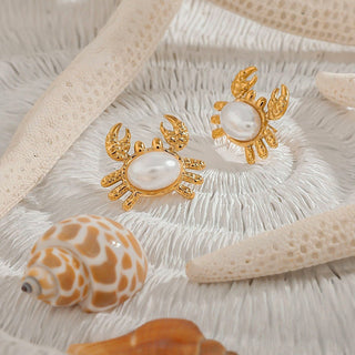 Dainty Crab Earrings - SMODDO