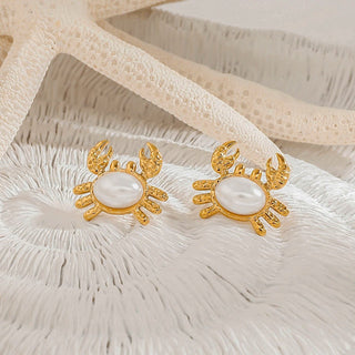 Dainty Crab Earrings - SMODDO