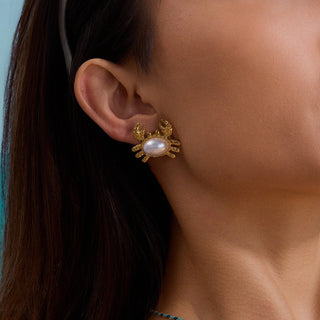 Dainty Crab Earrings - SMODDO