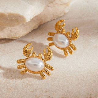 Dainty Crab Earrings - SMODDO