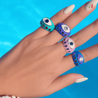 Enamel Eye Ring - SMODDO