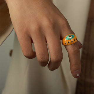 Enamel Eye Ring - SMODDO