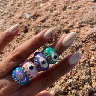 Enamel Eye Ring - SMODDO