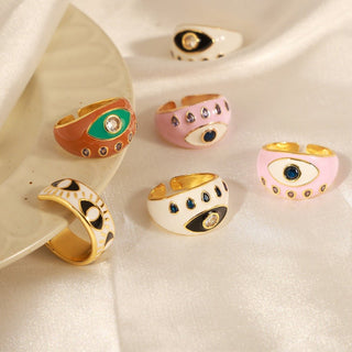 Enamel Eye Ring - SMODDO