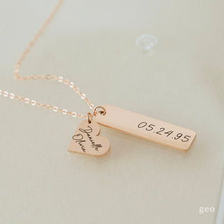 Heart Name Necklace - SMODDO