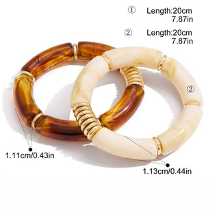 Light luxury, high-end resin bracelet - SMODDO