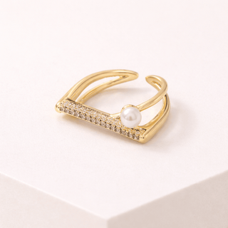 Pearl Bar Ring - SMODDO