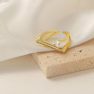 Pearl Bar Ring - SMODDO