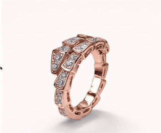 Pave Serpentine Ring