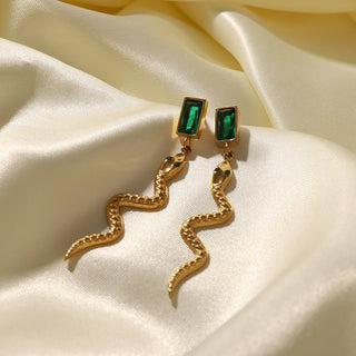 Serpent Drop Earrings - SMODDO