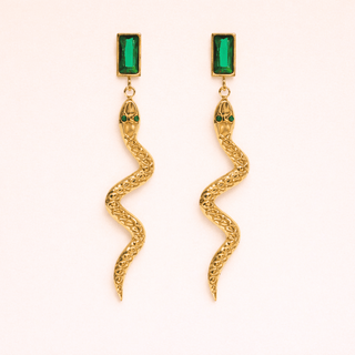 Serpent Drop Earrings - SMODDO