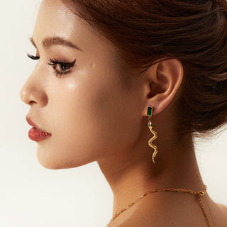 Serpent Drop Earrings - SMODDO