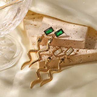 Serpent Drop Earrings - SMODDO