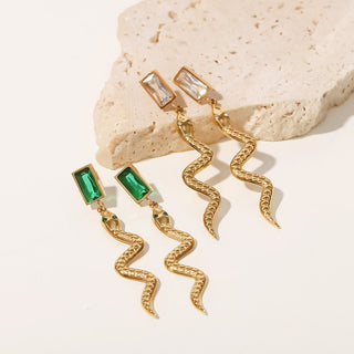 Serpent Drop Earrings - SMODDO