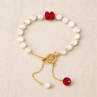 Toggle Pearl Bracelet