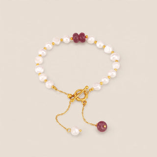 Toggle Pearl Bracelet