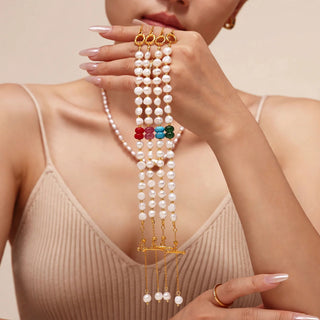Toggle Pearl Bracelet