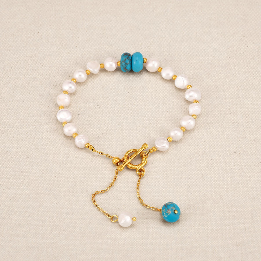 Toggle Pearl Bracelet