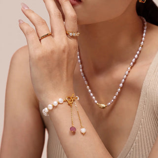 Toggle Pearl Bracelet