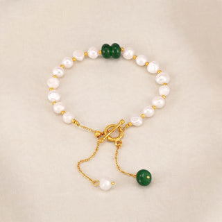 Toggle Pearl Bracelet