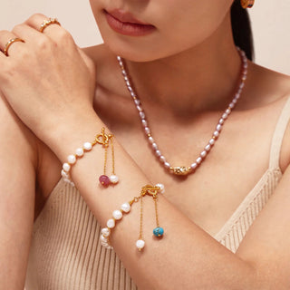 Toggle Pearl Bracelet