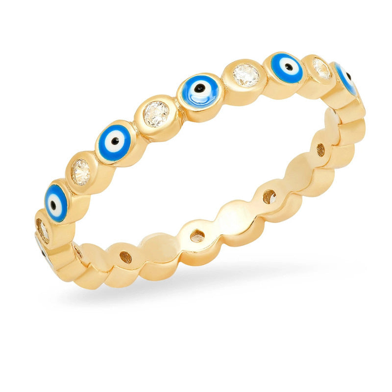 Evil's Eye Stackable Ring-Rings-SMODDO